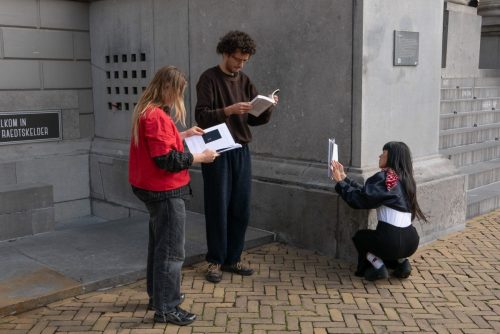Performative Reading Club (Pum van de Koppel, Tingyi Jiang, Miche O’higgins Theilmann)